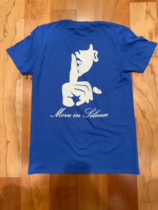 Move in Silence Tees- Blue