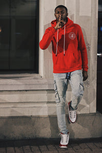 World Takeover Hoodie- Red